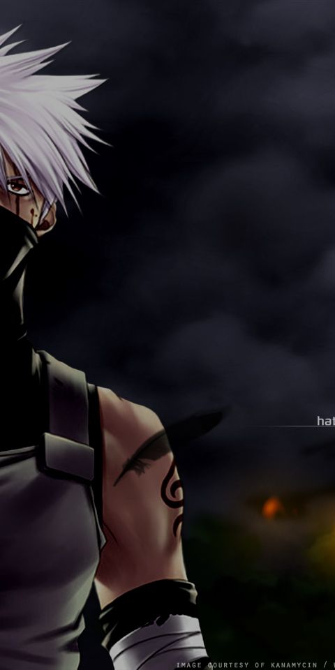 Kakashi Hatake Dark Anime Wallpaper from Naruto