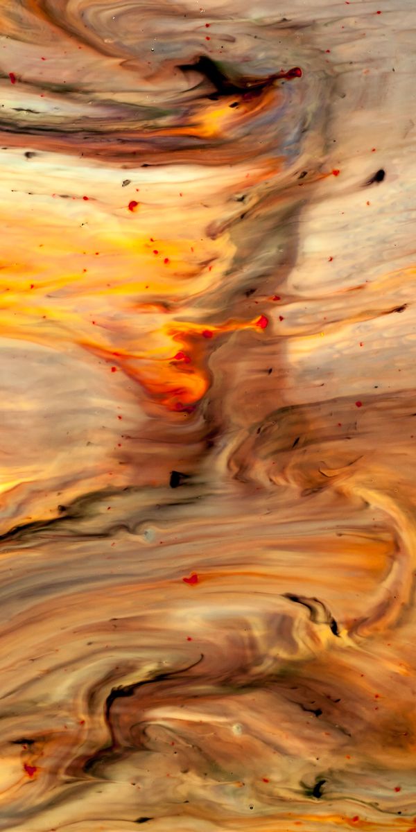 Abstract Liquid Art Wallpaper with Vibrant Multicolored Spots