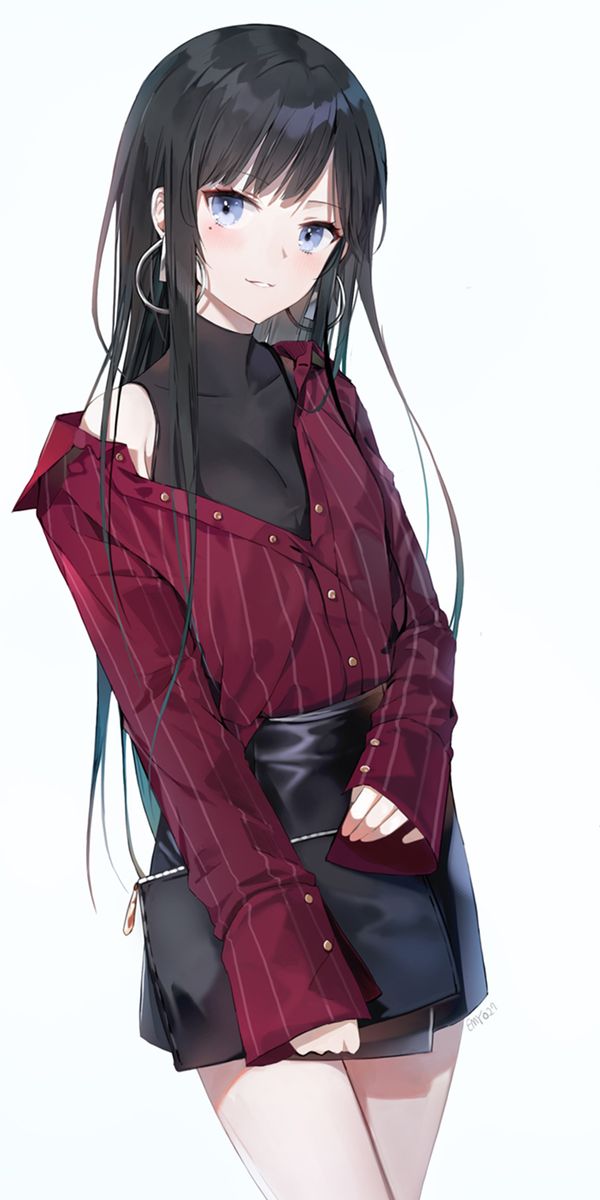 Charming Anime Girl Wallpaper for iPhone: Stylish and Unique Design