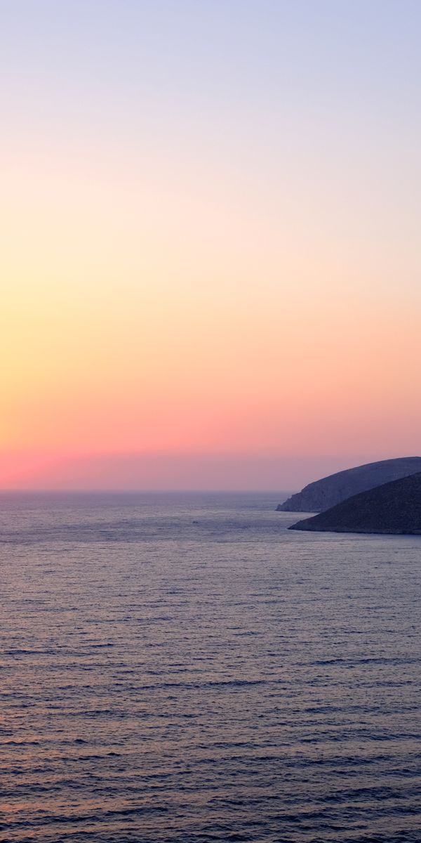 Phone wallpaper: Nature, Horizon, Sunset, Sea, Sun, Pink free download